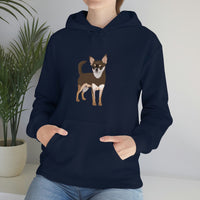 Chihuahua Unisex Heavy Blend Hooded Sweatshirt, Cotton/Polyester, S- 5XL, 13 Colors, Free Shipping, Made In Usa!!