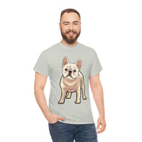 French Bulldog Unisex Heavy Cotton Tee, S - 5XL, 12 Colors, Light Fabric, FREE Shipping, Made in USA!!