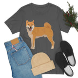 Shiba Inu Unisex Jersey Short Sleeve Tee, S - 3XL, 16 Colors, 100% Cotton, Light Fabric, FREE Shipping, Made in USA!!