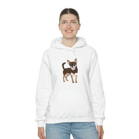 Chihuahua Unisex Heavy Blend Hooded Sweatshirt, Cotton/Polyester, S- 5XL, 13 Colors, Free Shipping, Made In Usa!!