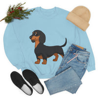 Dachshund Unisex Heavy Blend™ Crewneck Sweatshirt, S - 2XL, 14 Colors, Cotton/Polyester, Medium Fabric, FREE Shipping, Made in USA!!