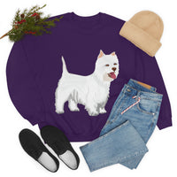 West Highland White Terrier Unisex Heavy Blend™ Crewneck Sweatshirt, S - 5XL, Cotton/Polyester, FREE Shipping, Made in USA!!