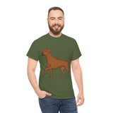 Rhodesian Ridgeback Unisex Heavy Cotton Tee, S - 5XL, 12 Colors, Cotton, Medium Fabric, FREE Shipping, Made in USA!!
