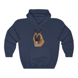 Belgian Malinois Unisex Heavy Blend™ Hooded Sweatshirt