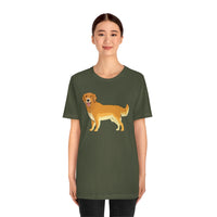 Golden Retriever Unisex Jersey Short Sleeve Tee