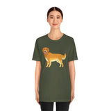 Golden Retriever Unisex Jersey Short Sleeve Tee