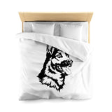 German Shepherd Microfiber Duvet Cover