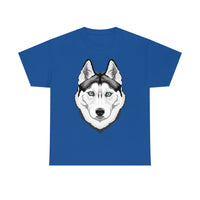 Siberian Husky Unisex Heavy Cotton Tee, S - 5XL, 12 Colors, Light Fabric, FREE Shipping, Made in USA!!
