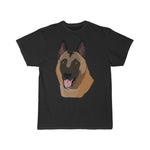 Belgian Malinois Men's Short Sleeve Tee, Black or White, T Shirt, Made in USA!!