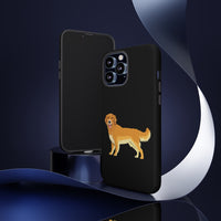 Golden Retriever Cell Phone Cases, Samsung, iPhone, Google, Impact Resistant, Dual Layer for Protection, FREE Shipping, Made in USA!!