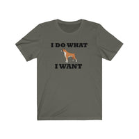 I Do What I Want Boxer Unisex Jersey Short Sleeve Tee