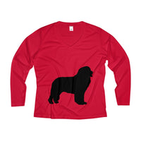 Newfoundland Women's Long Sleeve Performance V-neck Tee