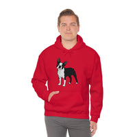 Boston Terrier Unisex Heavy Blend™ Hooded Sweatshirt, S - 5XL, 12 Colors, Cotton/Polyester, FREE Shipping, Made in USA!!