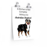 Australian Shepherd Premium Matte vertical posters, Multiple Sizes, Matte Finish, FREE Shipping, Made in USA!!