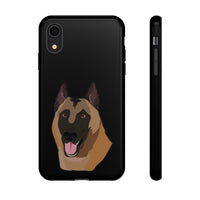 Belgian Malinois Tough Cell Phone Cases, Two Layers, Impact Resistant, Made in USA!!