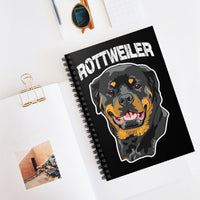 Rottweiler Spiral Notebook - Ruled Line
