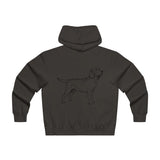 Labrador Retriever Hoodies, Men's Lightweight Zip Hooded Sweatshirt