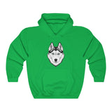 Siberian Husky Unisex Heavy Blend™ Hooded Sweatshirt, S - 5XL, 12 Colors, FREE Shipping, Made in USA!!