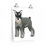 Miniature Schnauzer Premium Matte vertical posters