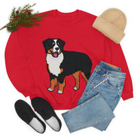 Bernese Mountain Dog Unisex Heavy Blend™ Crewneck Sweatshirt, S - 2XL, 6 Colors, Cotton/Polyester, FREE Shipping, Made in USA!!