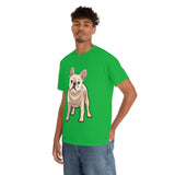 French Bulldog Unisex Heavy Cotton Tee, S - 5XL, 12 Colors, Light Fabric, FREE Shipping, Made in USA!!