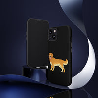 Golden Retriever Cell Phone Cases, Samsung, iPhone, Google, Impact Resistant, Dual Layer for Protection, FREE Shipping, Made in USA!!