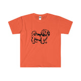 Shih Tzu Men's Fitted Short Sleeve Tee