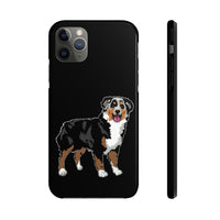 Australian Shepherd Case Mate Tough Cell Phone Cases, Wireless Charging, Extremely Strong Plastic, FREE Shipping, Made in USA!!