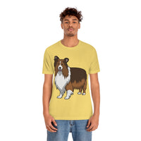 Shetland Sheepdog Unisex Jersey Short Sleeve Tee