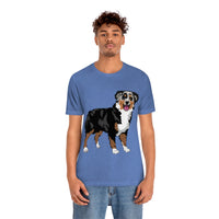 Australian Shepherd Unisex Jersey Short Sleeve Tee, XS-3XL, 14 Colors, Soft Cotton, Light Fabric, FREE Shipping, Made in USA!!