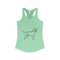 Labrador Retriever Tank Tops for Women Ideal Racerback Tank