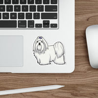 Shih Tzu Die-Cut Stickers, Water Resistant Vinyl, 5 Sizes, Matte Finish, Indoor/Outdoor, FREE Shipping, Made in USA!!