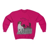 German Shorthaired Pointer Unisex Heavy Blend™ Crewneck Sweatshirt