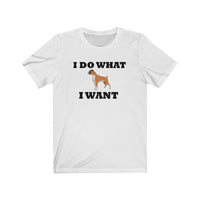 I Do What I Want Boxer Unisex Jersey Short Sleeve Tee