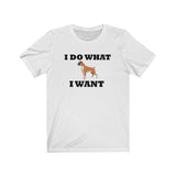 I Do What I Want Boxer Unisex Jersey Short Sleeve Tee