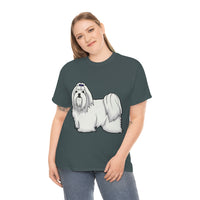 Maltese Unisex Heavy Cotton Tee, S - 5XL, 12 Colors, 100% Cotton, Medium Fabric, FREE Shipping, Made in USA!!