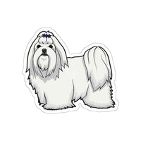 Shih Tzu Die-Cut Stickers, Water Resistant Vinyl, 5 Sizes, Matte Finish, Indoor/Outdoor, FREE Shipping, Made in USA!!