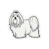 Shih Tzu Die-Cut Stickers, Water Resistant Vinyl, 5 Sizes, Matte Finish, Indoor/Outdoor, FREE Shipping, Made in USA!!