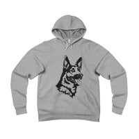 German Shepherd Sponge Fleece Pullover Hoodie