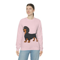 Dachshund Unisex Heavy Blend™ Crewneck Sweatshirt, S - 2XL, 14 Colors, Cotton/Polyester, Medium Fabric, FREE Shipping, Made in USA!!