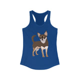 Chihuahua Women's Ideal Racerback Tank, Cotton & Polyester, S - 2XL, 8 Colors, FREE Shipping, Made in the USA!!