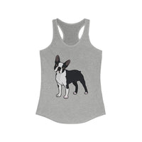 Boston Terrier Women's Ideal Racerback Tank