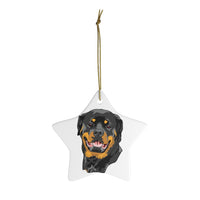 Rottweiler Ceramic Ornaments
