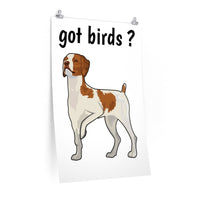 Brittany Dog Premium Matte vertical posters, 7 Sizes, Can be Customized, Made in the USA!!