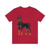 Doberman Pinscher Unisex Jersey Short Sleeve Tee