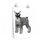 Miniature Schnauzer Premium Matte vertical posters