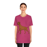 Rhodesian Ridgeback Unisex Jersey Short Sleeve Tee, S - 3XL, 16 Colors, Light Fabric Cotton, FREE Shipping, Made in USA!!