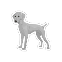 Weimaraner Die-Cut Stickers, Water Resistant Vinyl, 5 Sizes, Matte Finish, Indoor/Outdoor, FREE Shipping, Made in USA!!