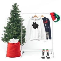 Black Pomeranian Unisex Heavy Blend™ Hooded Sweatshirt, S - 3XL, 6 Colors, Cotton/Polyester, FREE Shipping, Made in USA!!