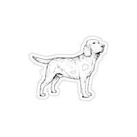Labrador Retriever Die-Cut Stickers, 5 Sizes, Water Resistant Vinyl, Indoor/Outdoor Use, Matte Finish, FREE Shipping, Made in USA!!